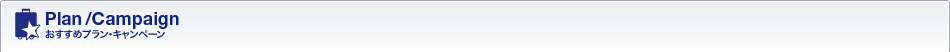 Plan / Campaign  おすすめプラン・キャンペーン