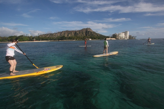 【ハンズ・ヒーデマン・サーフスクール】スタンドアップパドル・グループレッスン