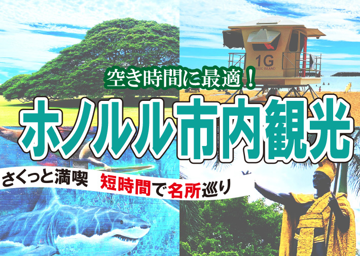 お手軽ホノルル市内観光