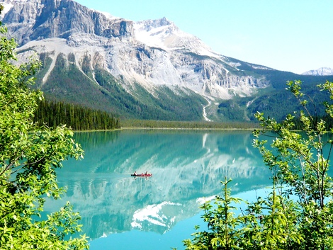 バンフ１日観光付きカナディアンロッキー紀行3泊4日（5～10月）